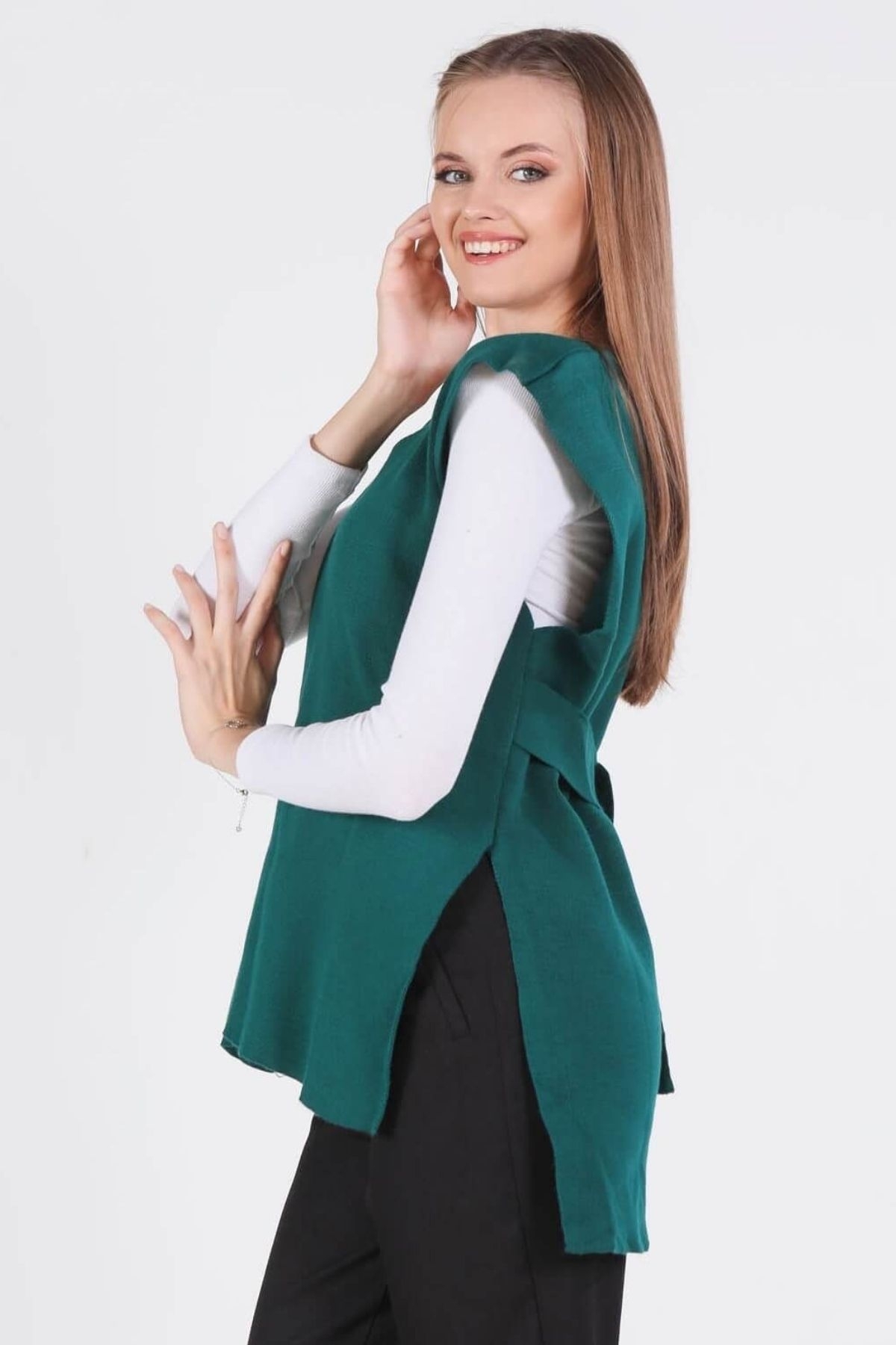 Nefti Bağlamalı Süveter 614 - 2