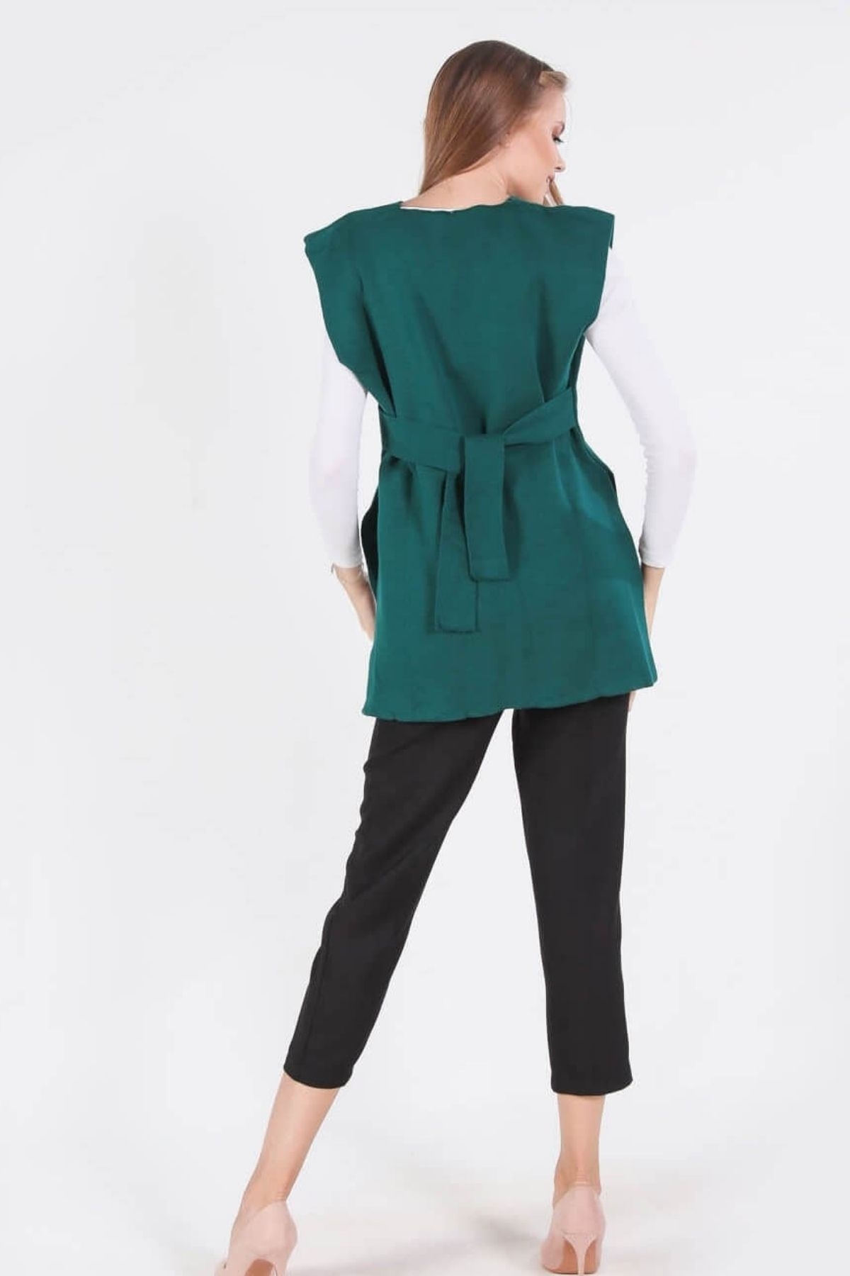 Nefti Bağlamalı Süveter 614 - 3