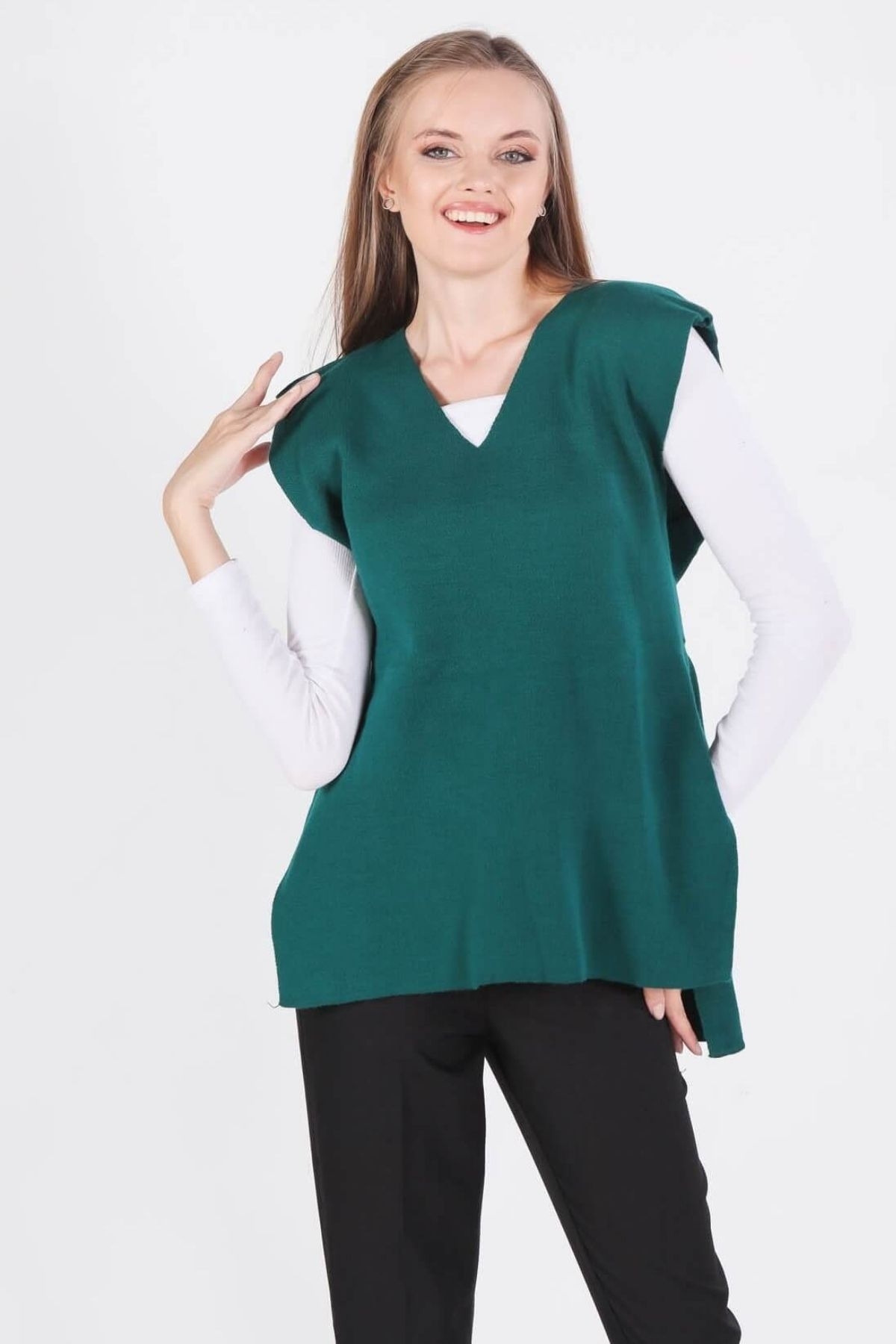 Nefti Bağlamalı Süveter 614 - 4