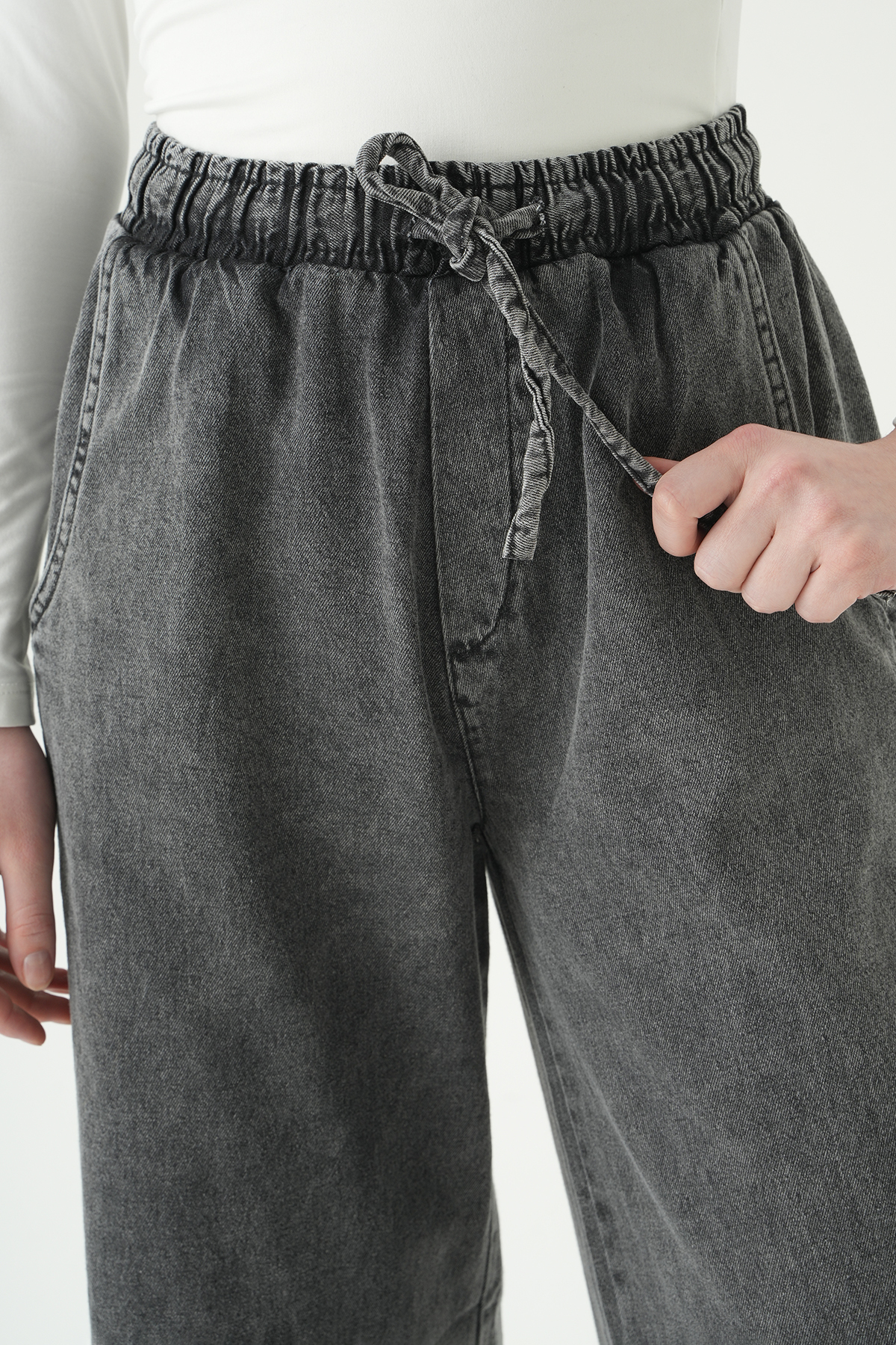 Antrasit Lastikli Kot Jean 6241 - 4