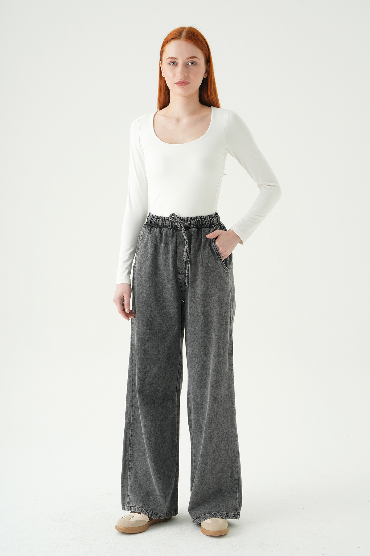 Antrasit Lastikli Kot Jean 6241 - 6