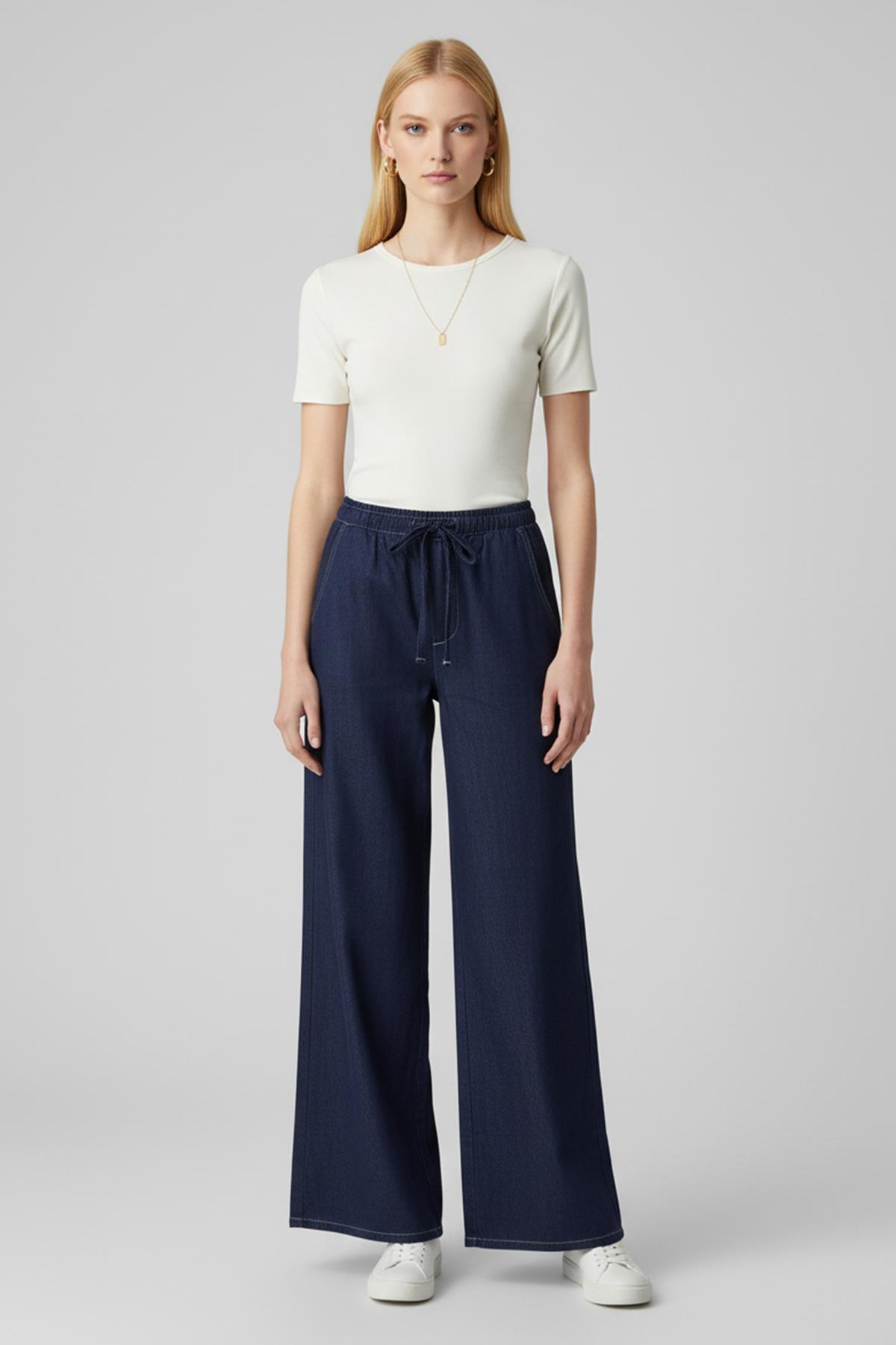 6241 Lastikli Kot Pantolon Laci - 1