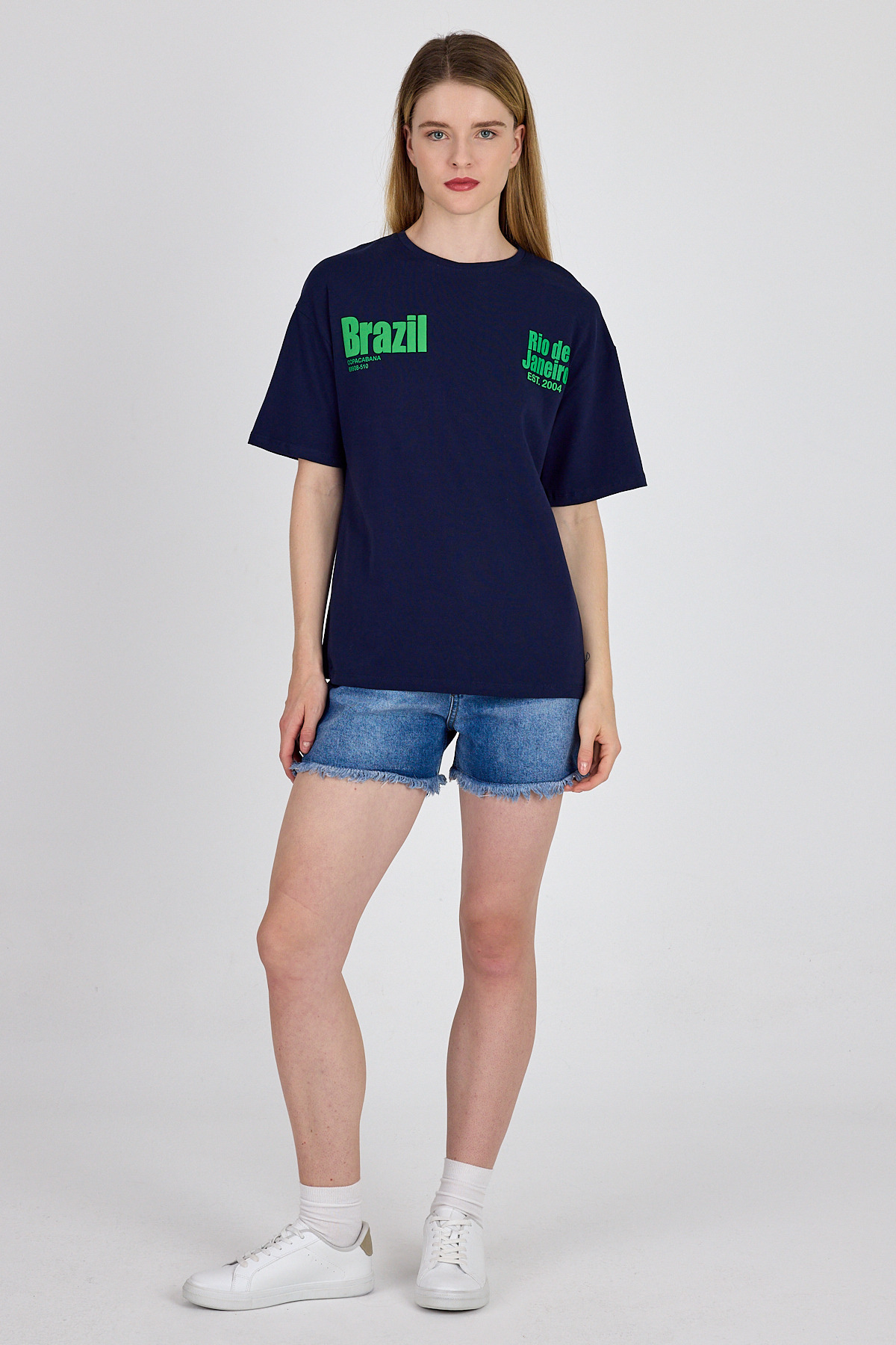 Laci Brazil Yazı Baskılı Tişört 6403 - 3