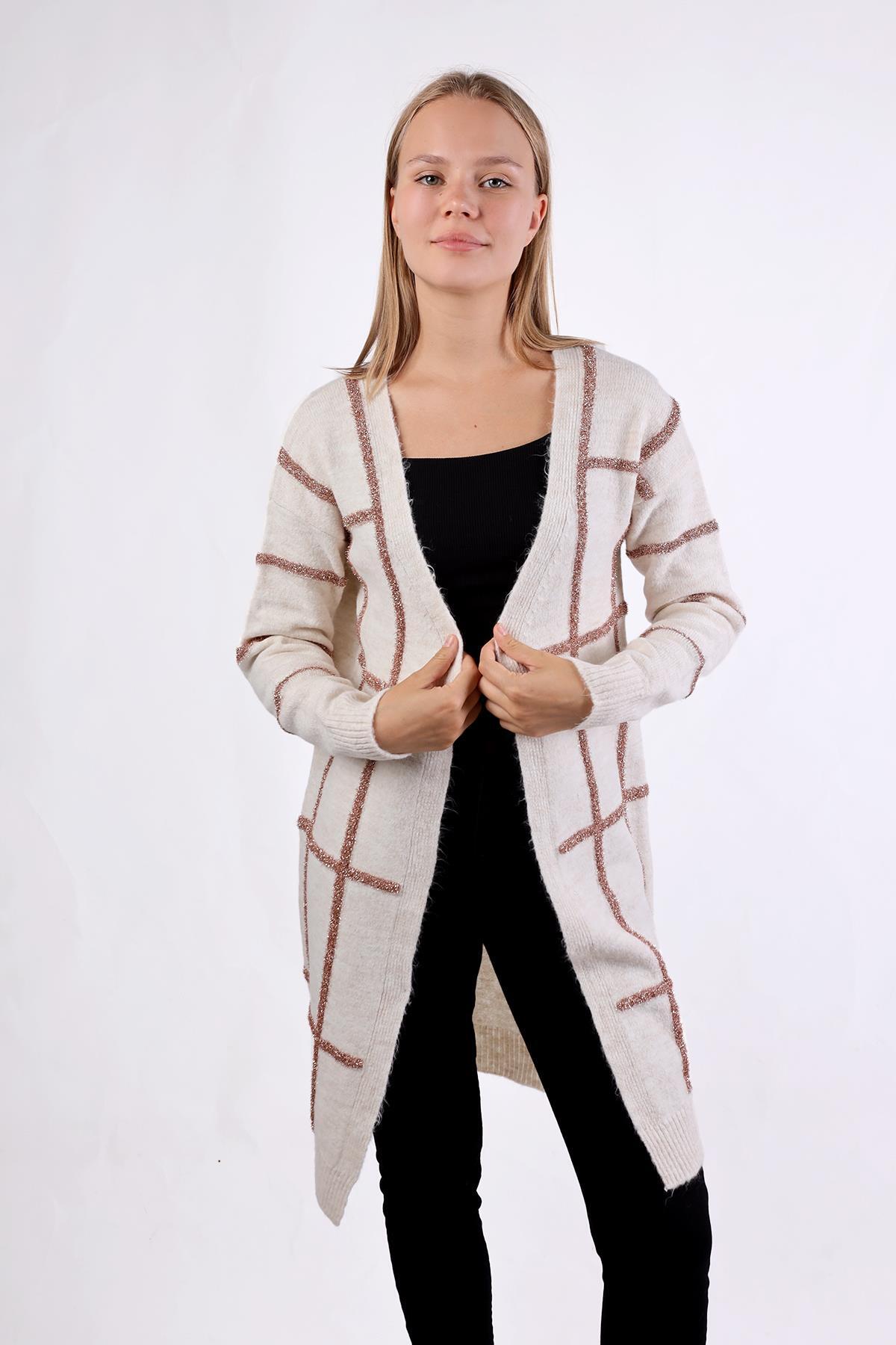 Taş Sim Detay Yumoş Hırka 652 - 6