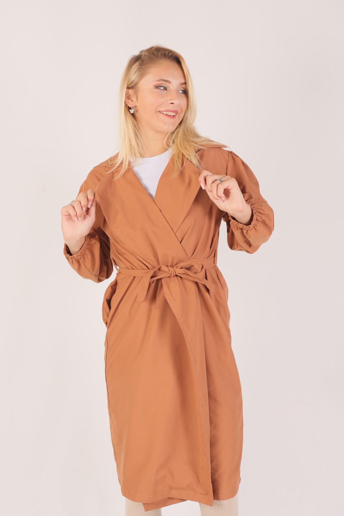 Taba Balon Kol Trençkot 6528-1 - 4