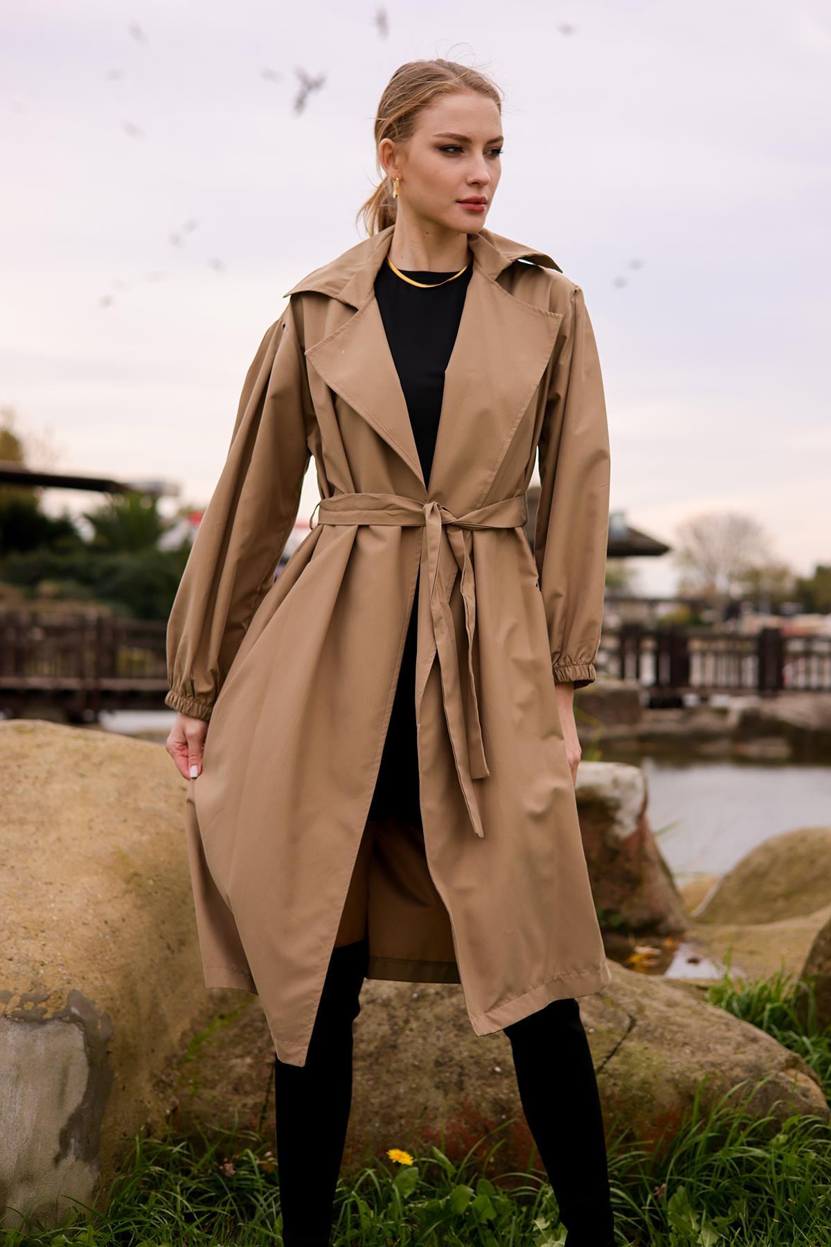 Vizon Balon Kol Trençkot 6528-1 