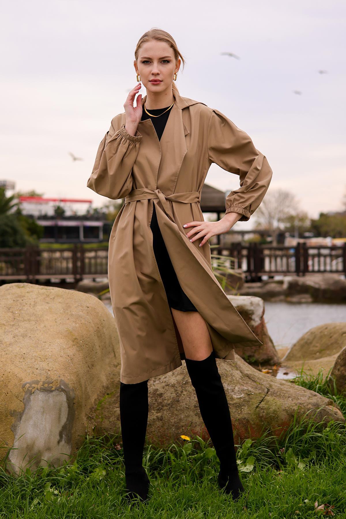 Vizon Balon Kol Trençkot 6528-1 - 3