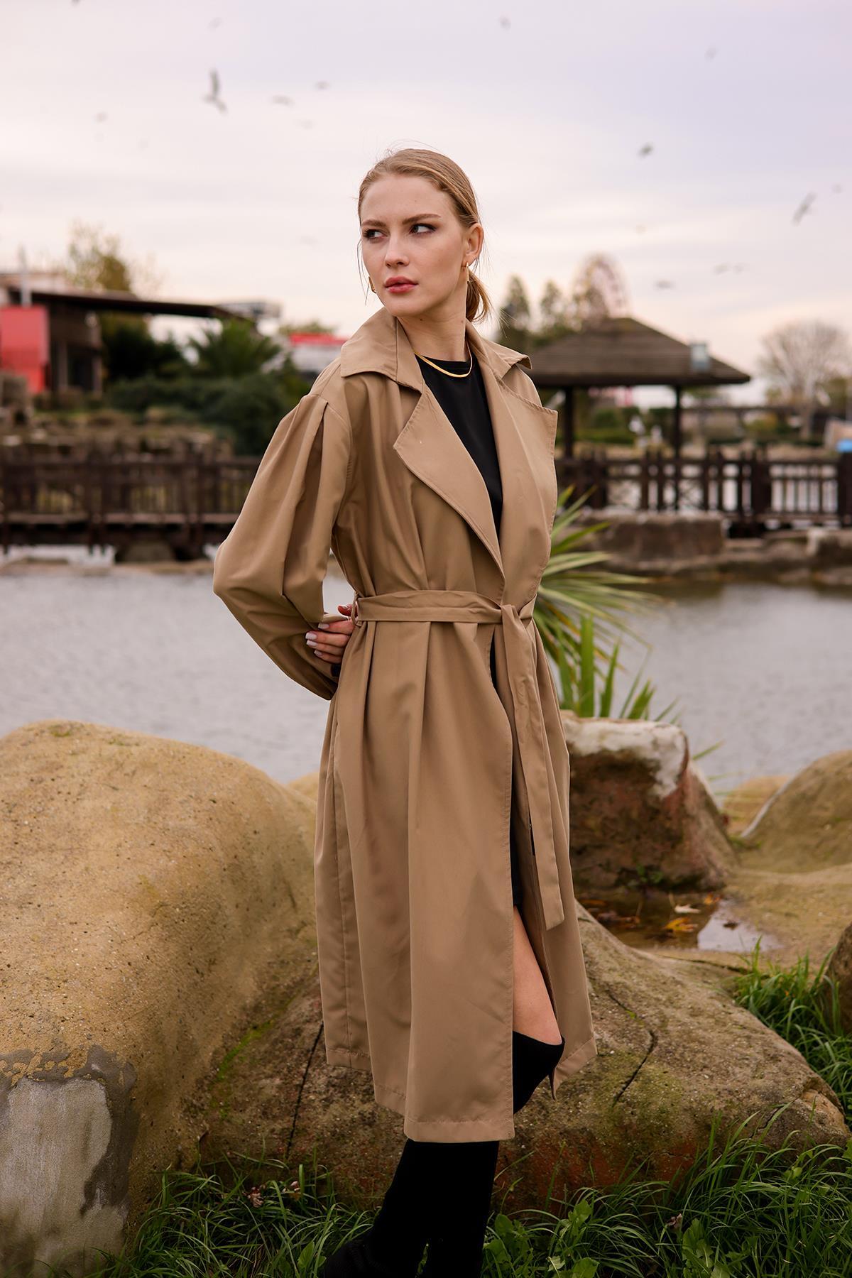 Vizon Balon Kol Trençkot 6528-1 - 5