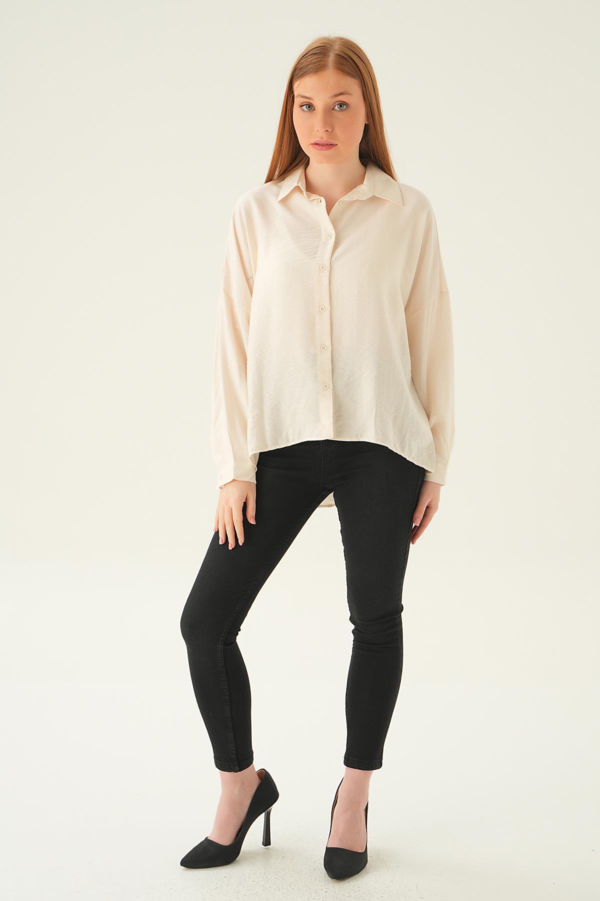 6557-1 Tek Cep Gömlek Taş - 1