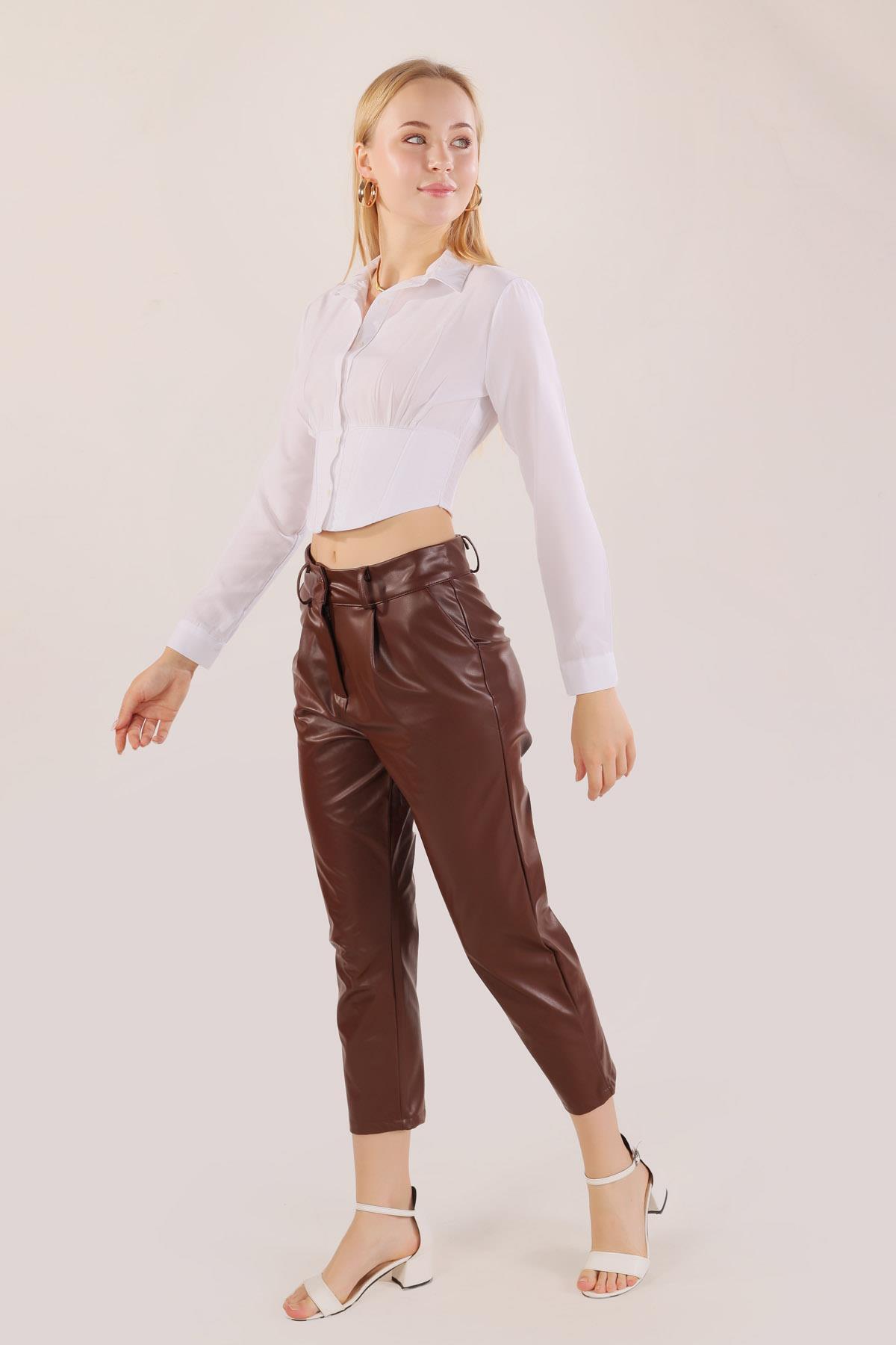 Beyaz Balenli Gömlek 6617A - 4