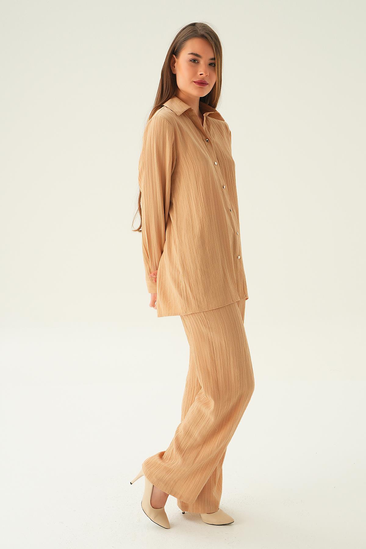 Vizon Gömlek Pantolon Takım 6666A - 1