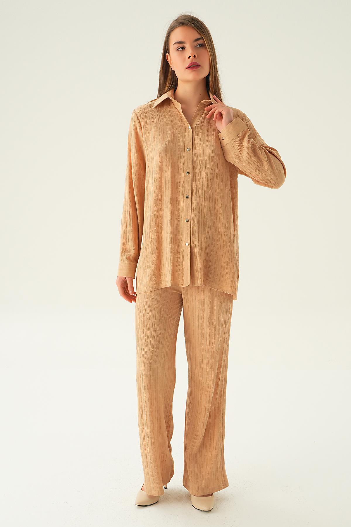 Vizon Gömlek Pantolon Takım 6666A - 4