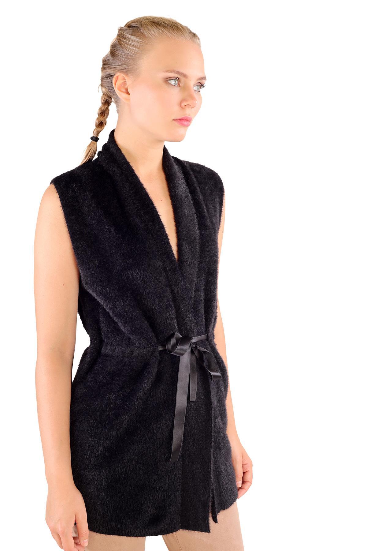 6670 Yumoş Yelek Siyah - 2