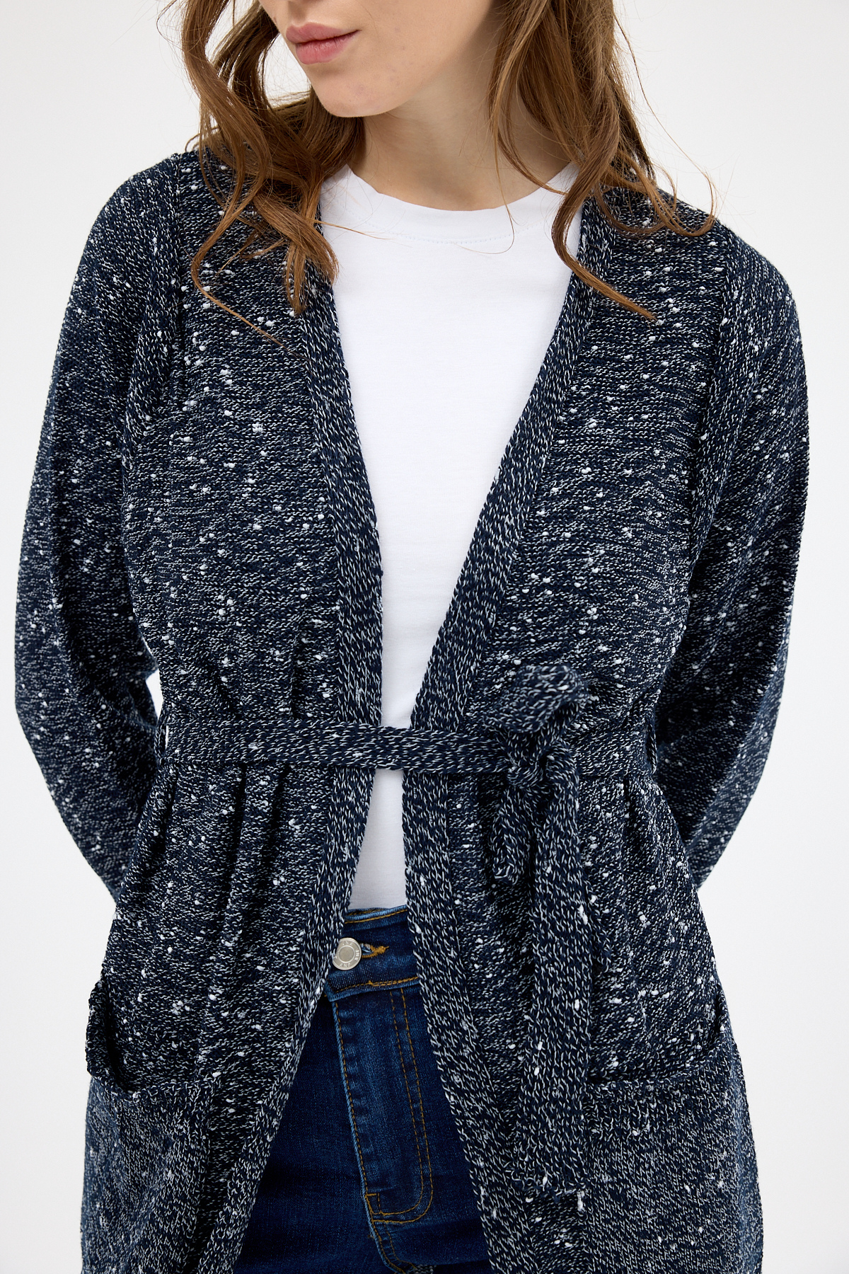 Laci Kadın Kuşaklı Uzun Hırka 6800 - RAYS