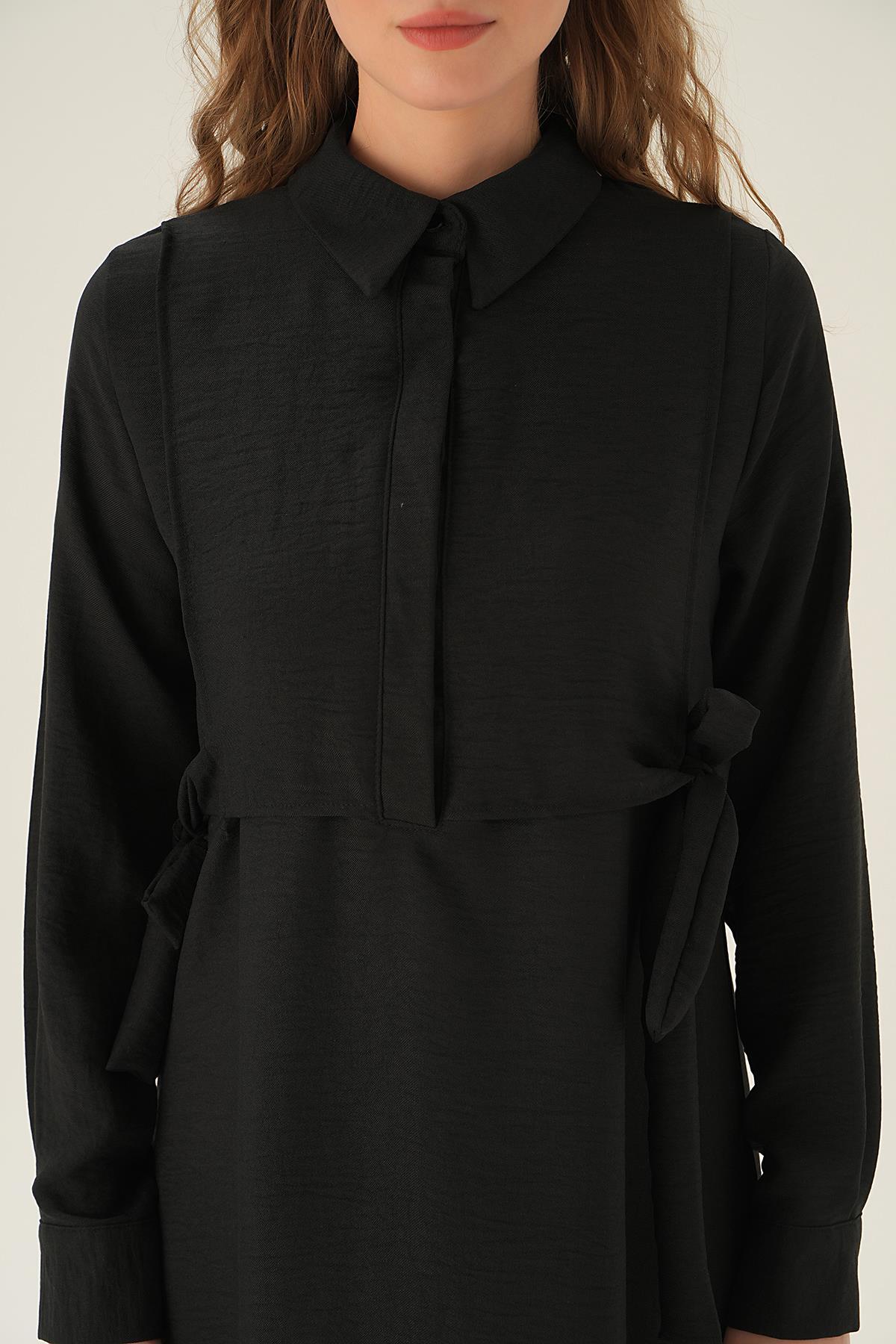 Siyah Bolerolu Elbise 6809A - 2