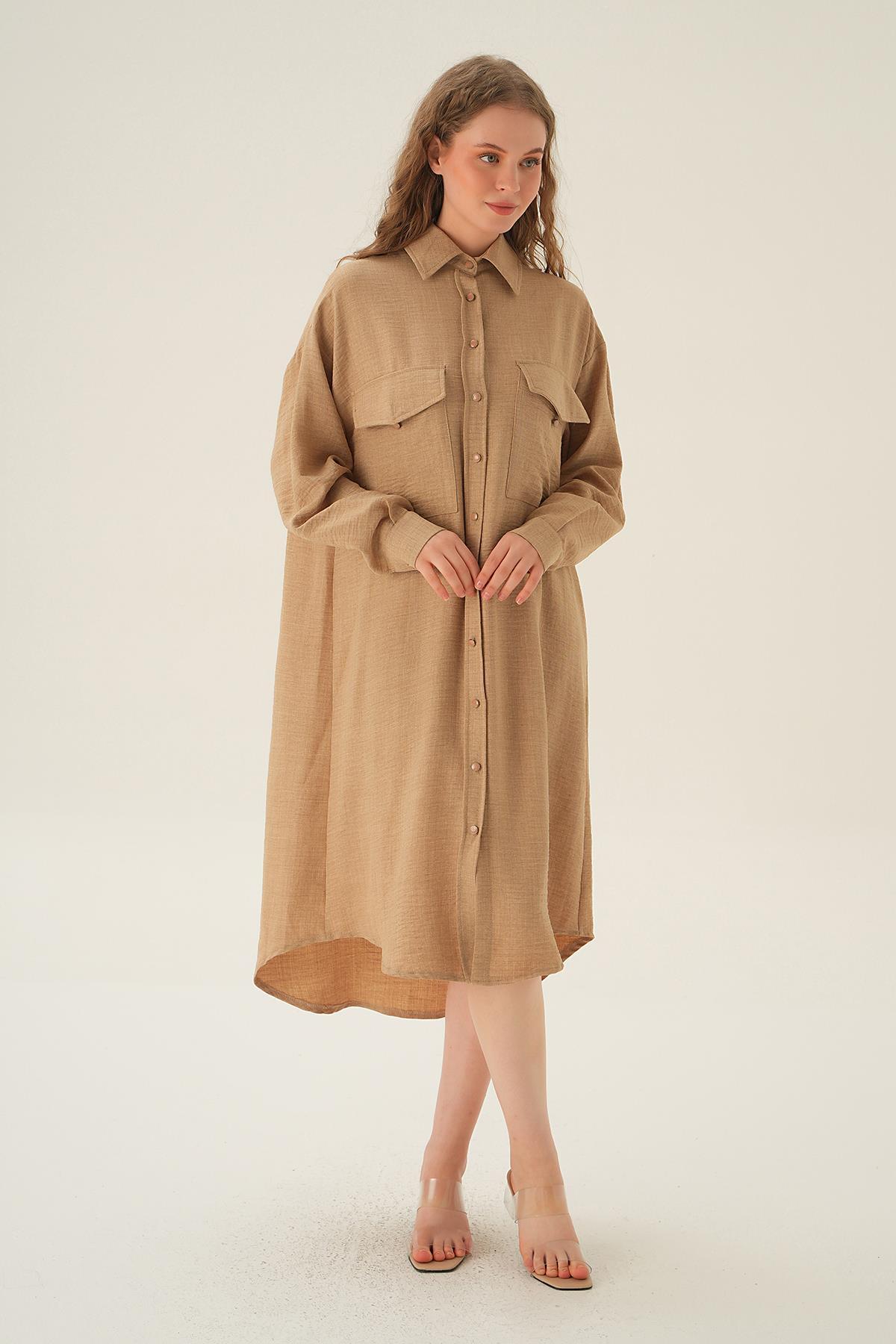 Vizon Çift Cep Detay Tunik 6829A - 3