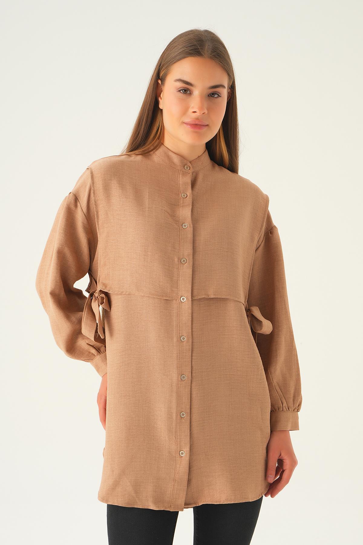 Vizon Yan Bağlamalı Tunik 6836A - 1