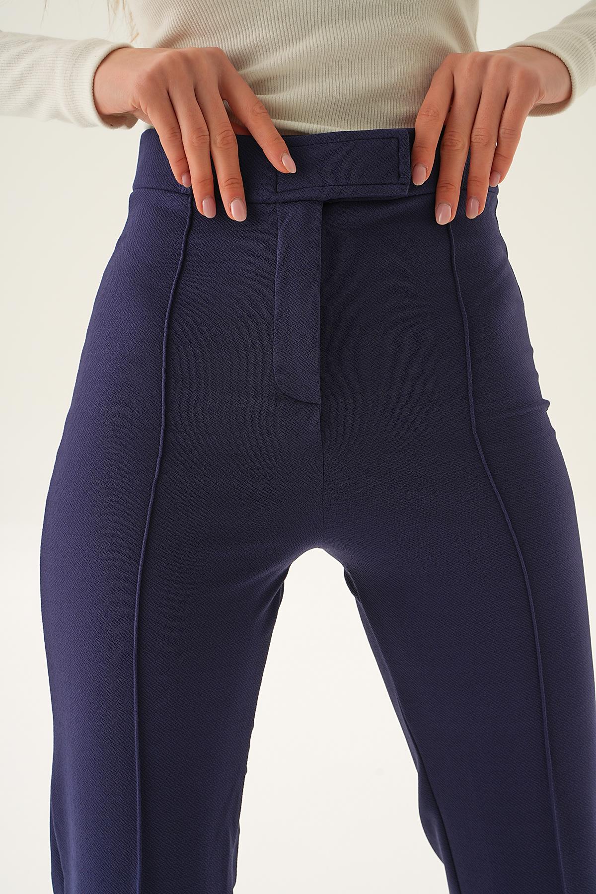 Laci Bel Detay Çımalı Pantolon 6874A - 5