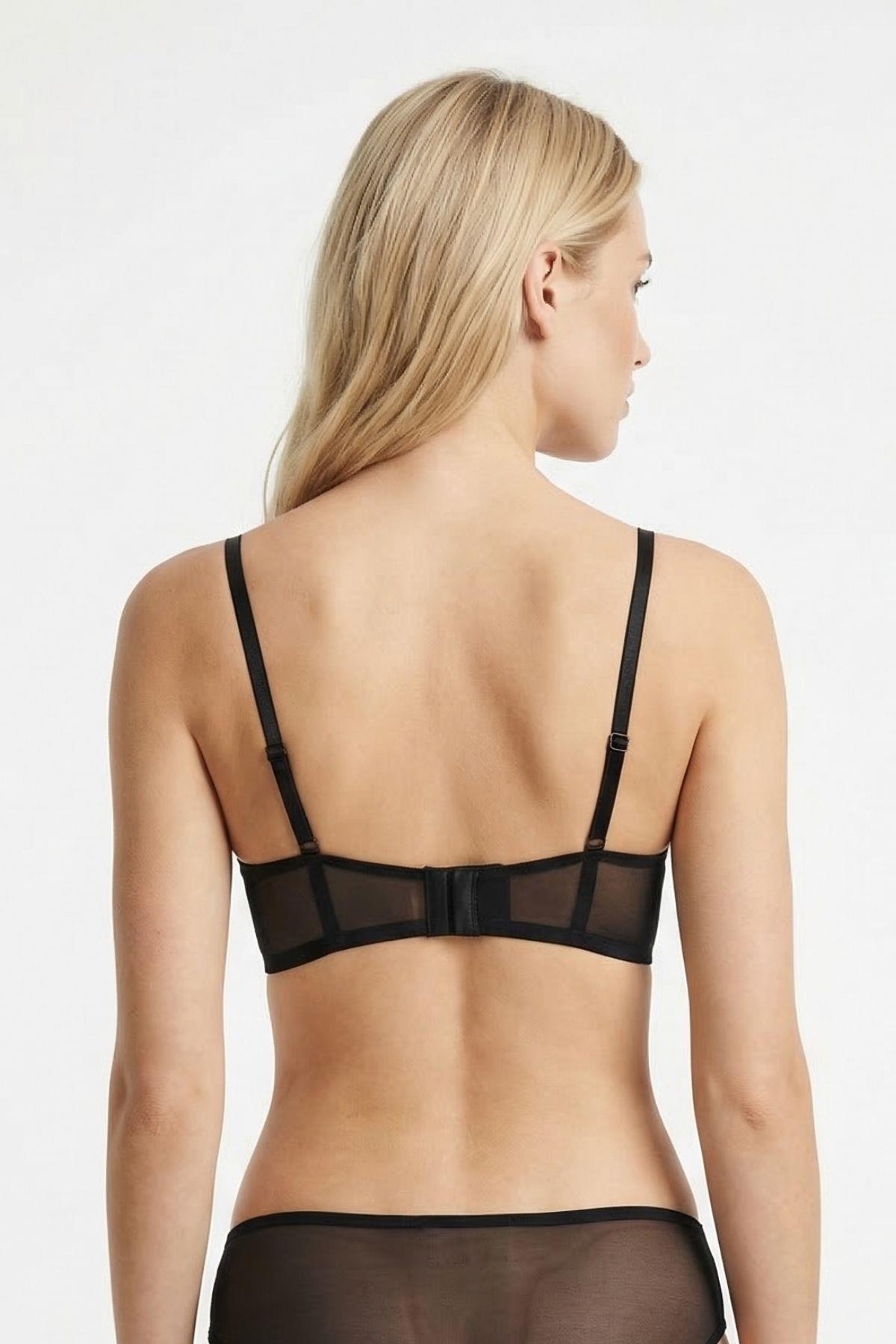 Siyah Kapsız Büstiyer Takım 692 - RAYS (1)