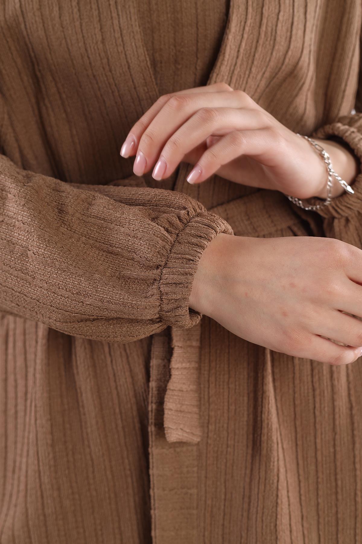 Vizon 3'lü Kimono Bluz Pantolon Takım 7002 - 8