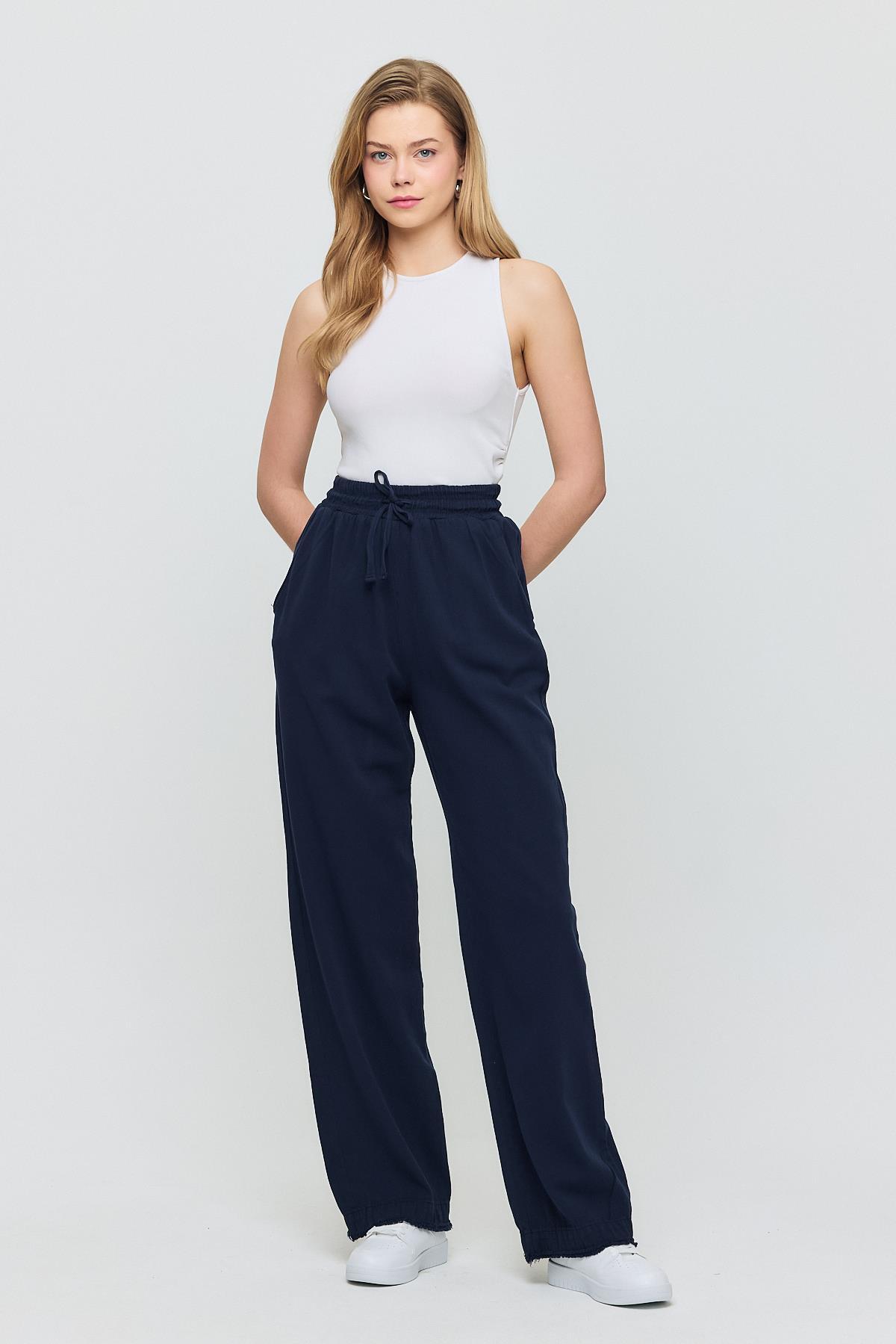 Laci Gronigen Bağcık Beli Lastikli Pantolon 7022 - 8