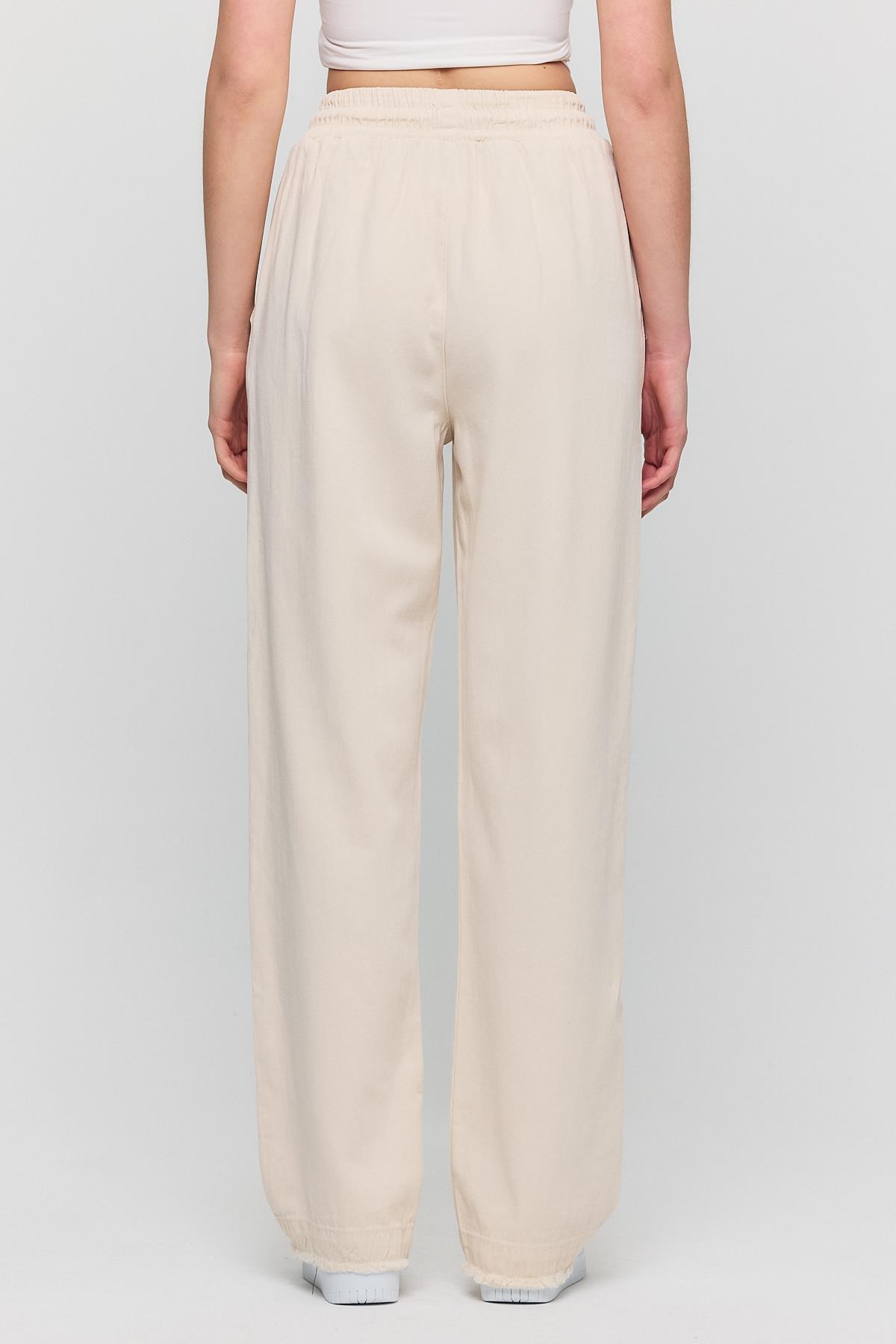 Taş Gronigen Bağcık Beli Lastikli Pantolon 7022 - 5