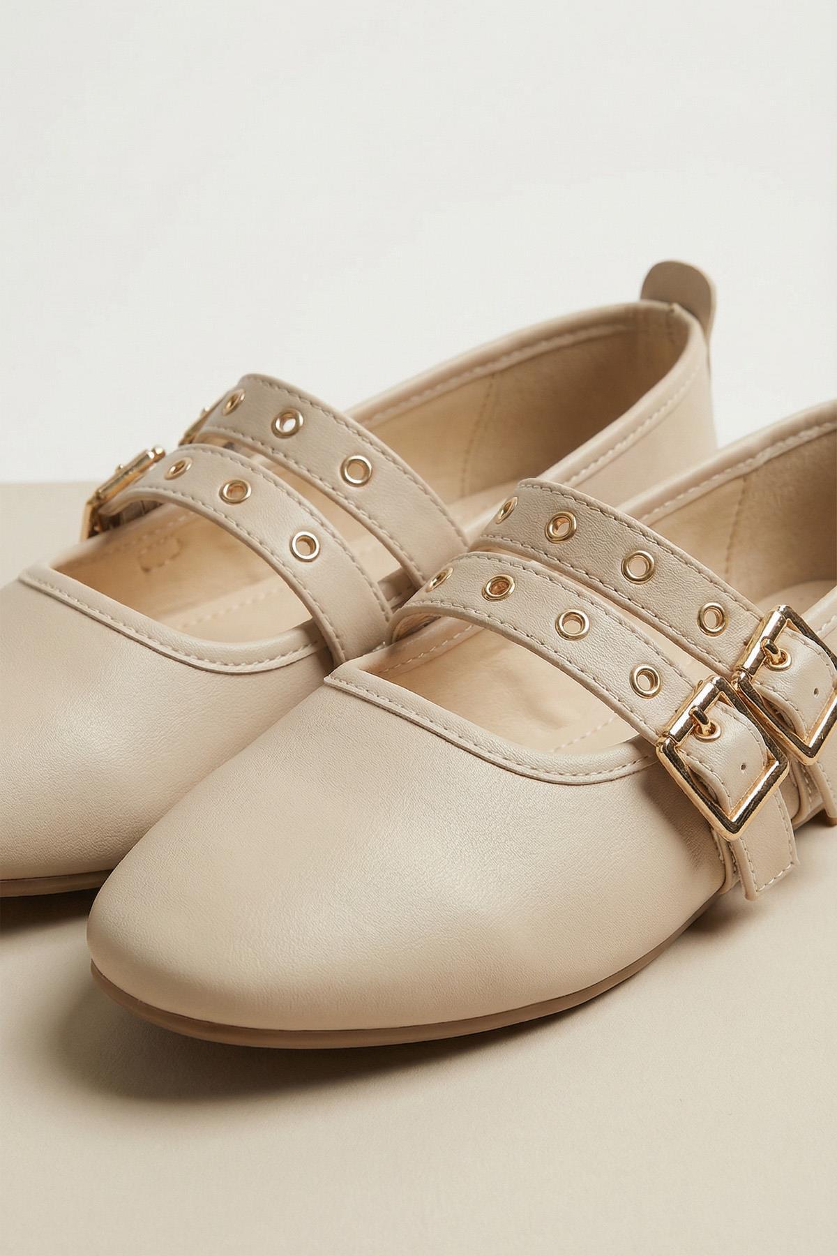 Beyaz Kemer Detay Babet 7038 - 2