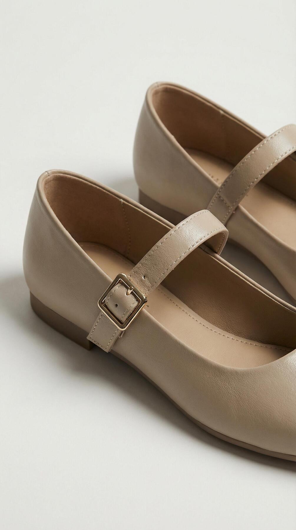 Bej Tek Kemerli Babet 7039 - 2