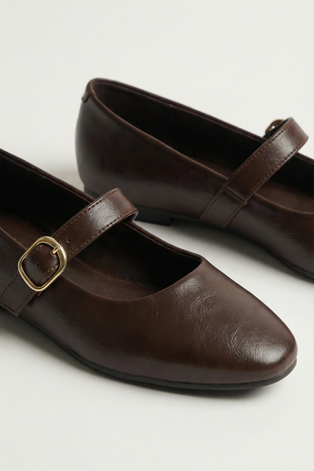 7039 Tek Kemerli Babet Kahve - RAYS