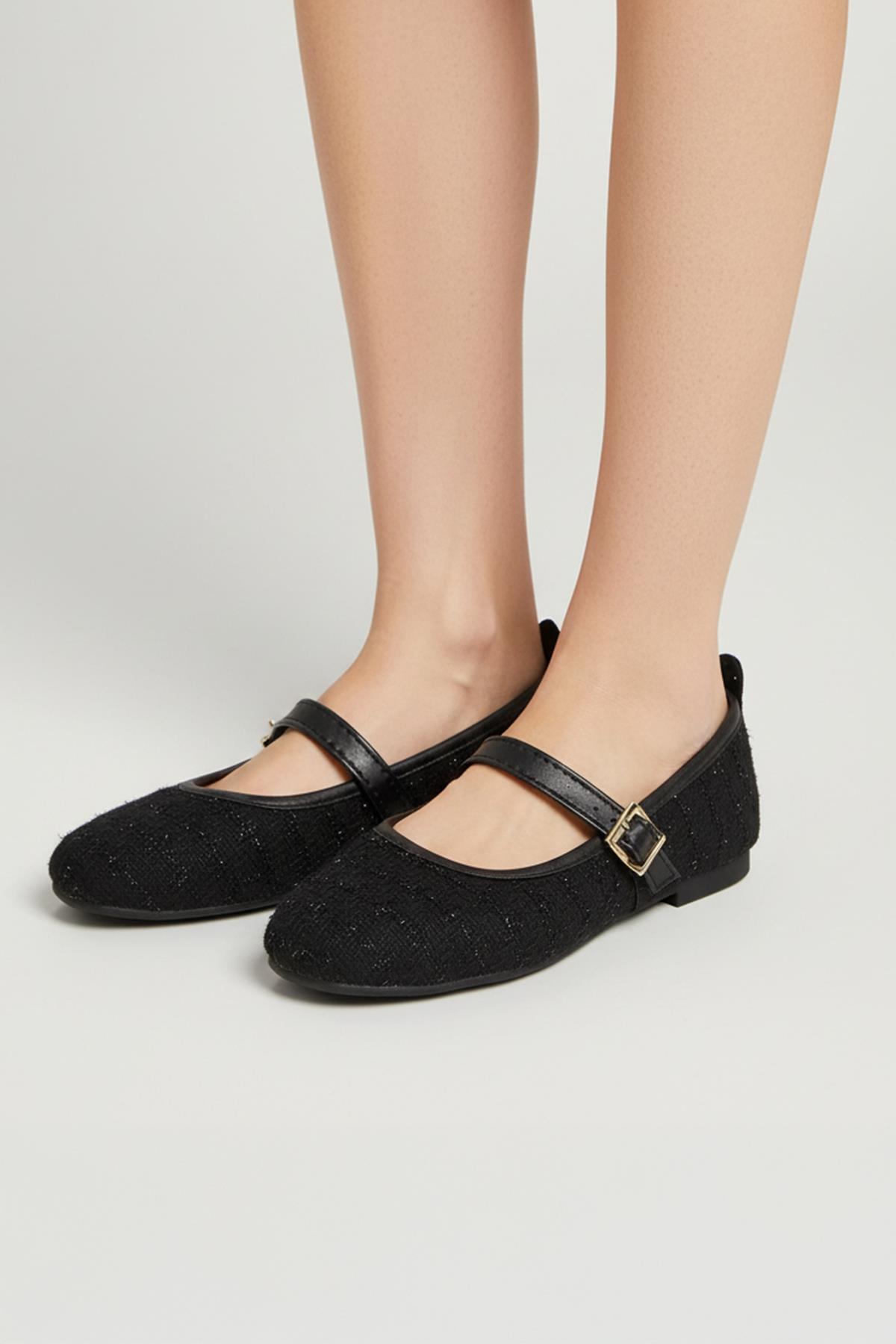 Siyah Simli Kemerli Babet 7045 - RAYS