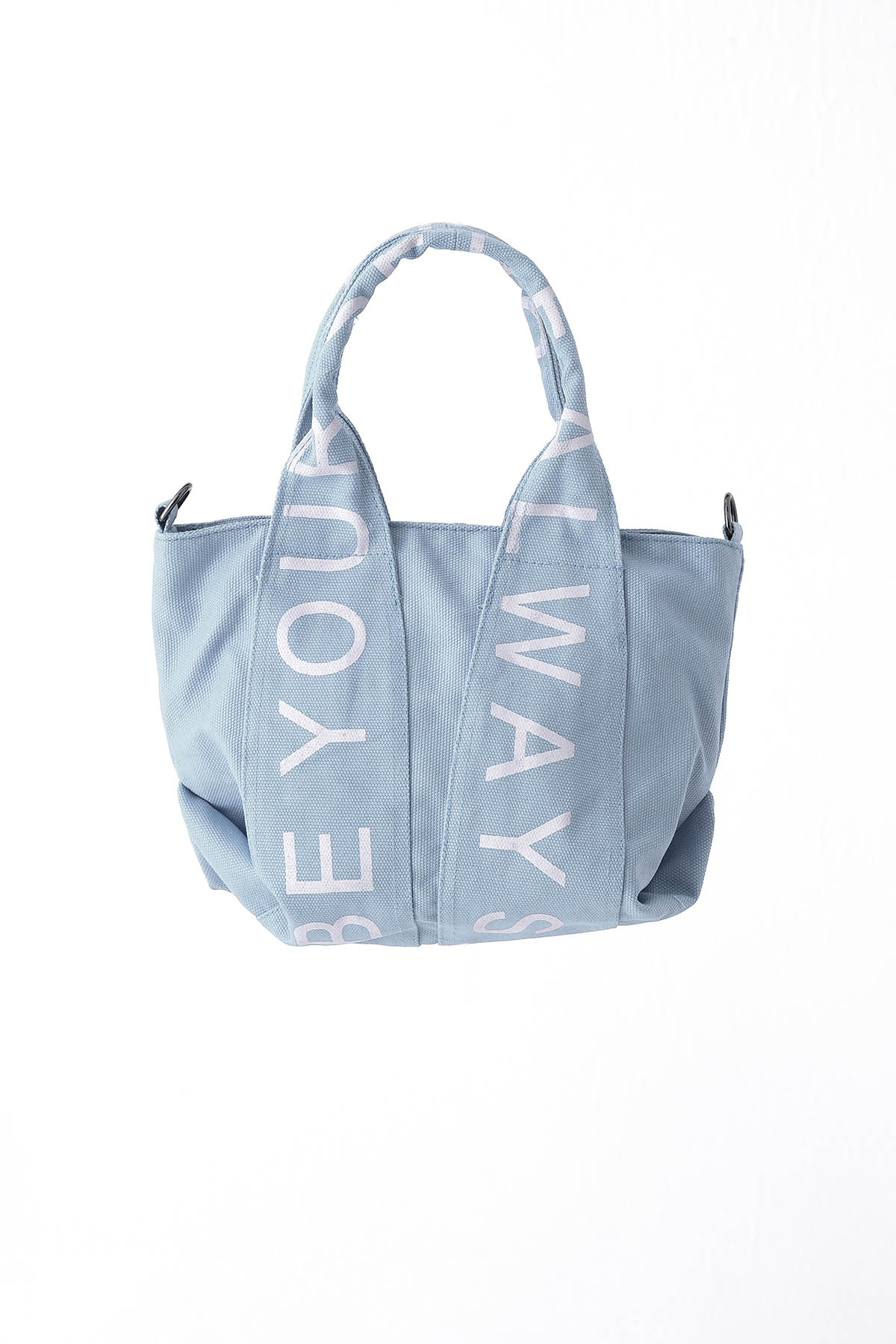 Mavi Baskılı Kanvas Çanta 7063 