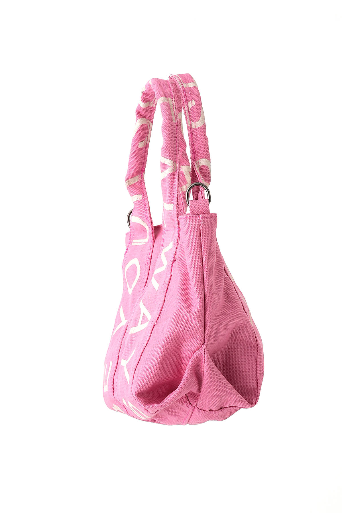 Pembe Baskılı Kanvas Çanta 7063 - 3