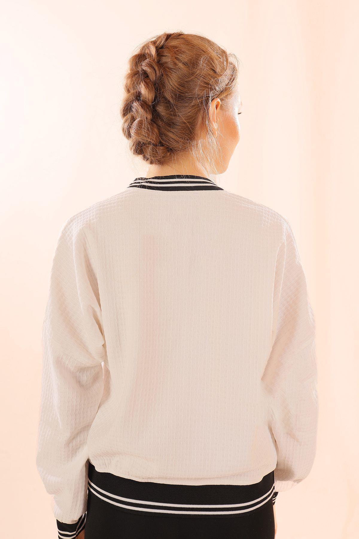 Siyah Brooklyn Baskı Sweat 71399 - 4