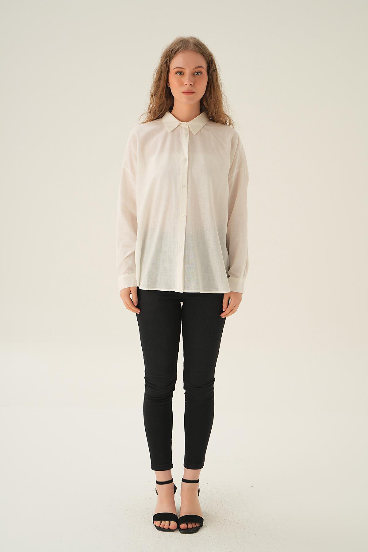 Laci Arka Baskılı Gömlek 71423 - 5