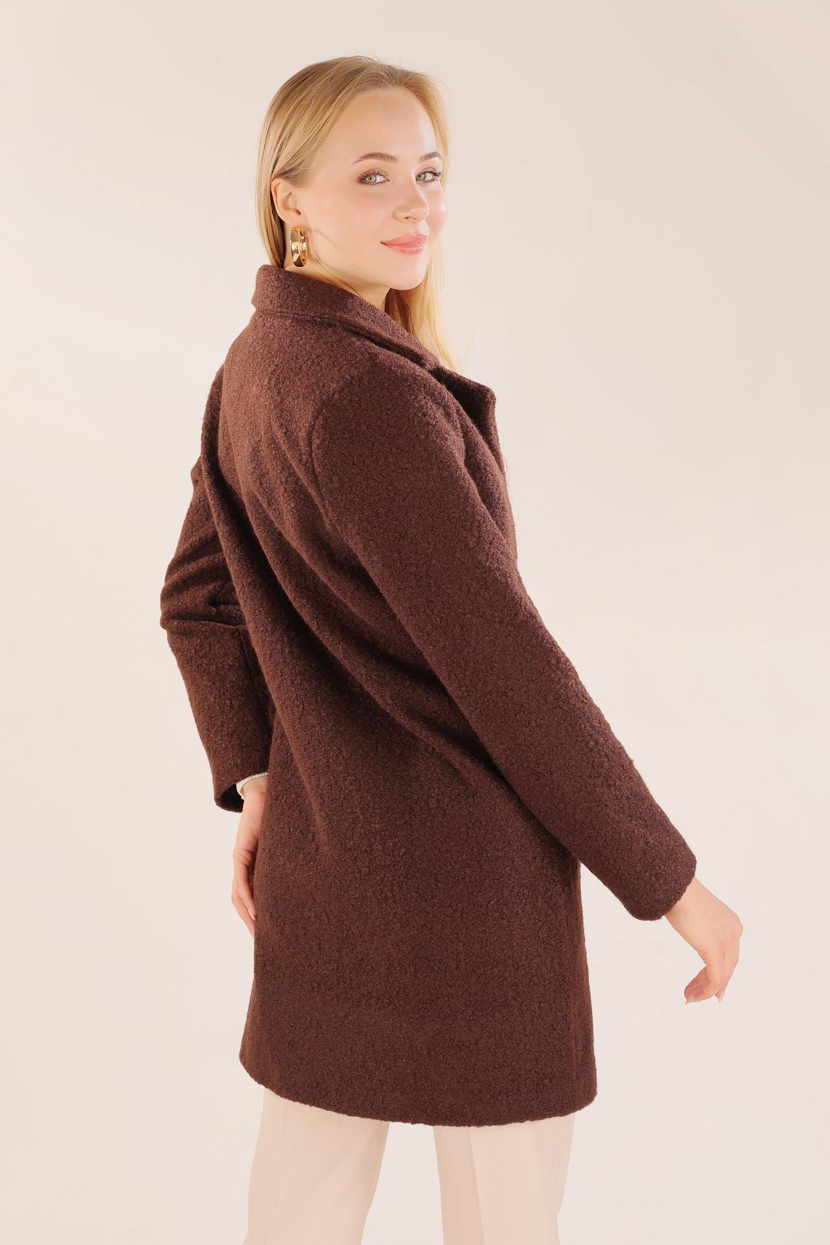 Kahve Cepli Buklet Kaban 7235A - 8