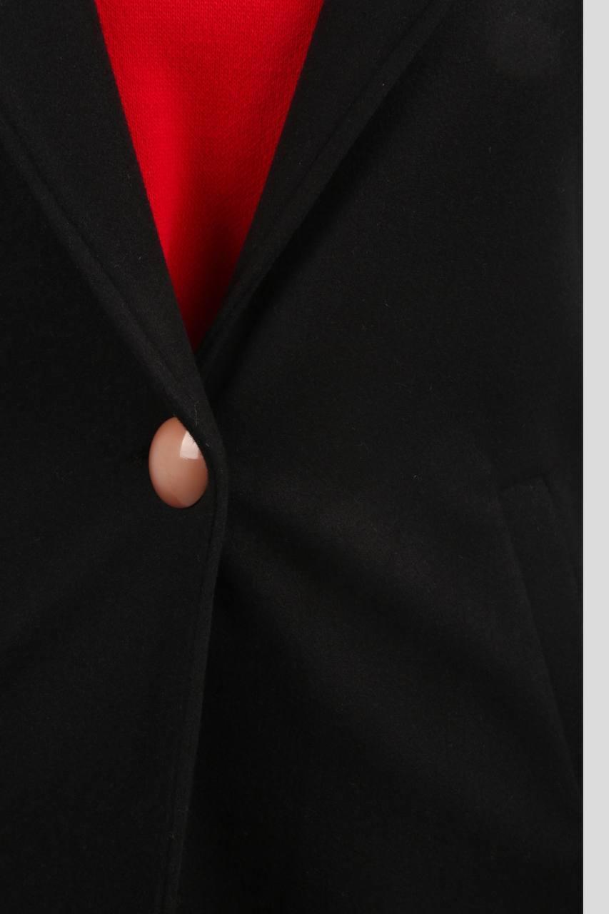 Siyah Tek Düğme Kaban 7269A - 3