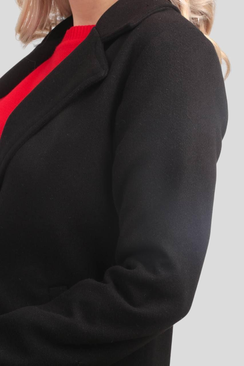 Siyah Tek Düğme Kaban 7269A - 5