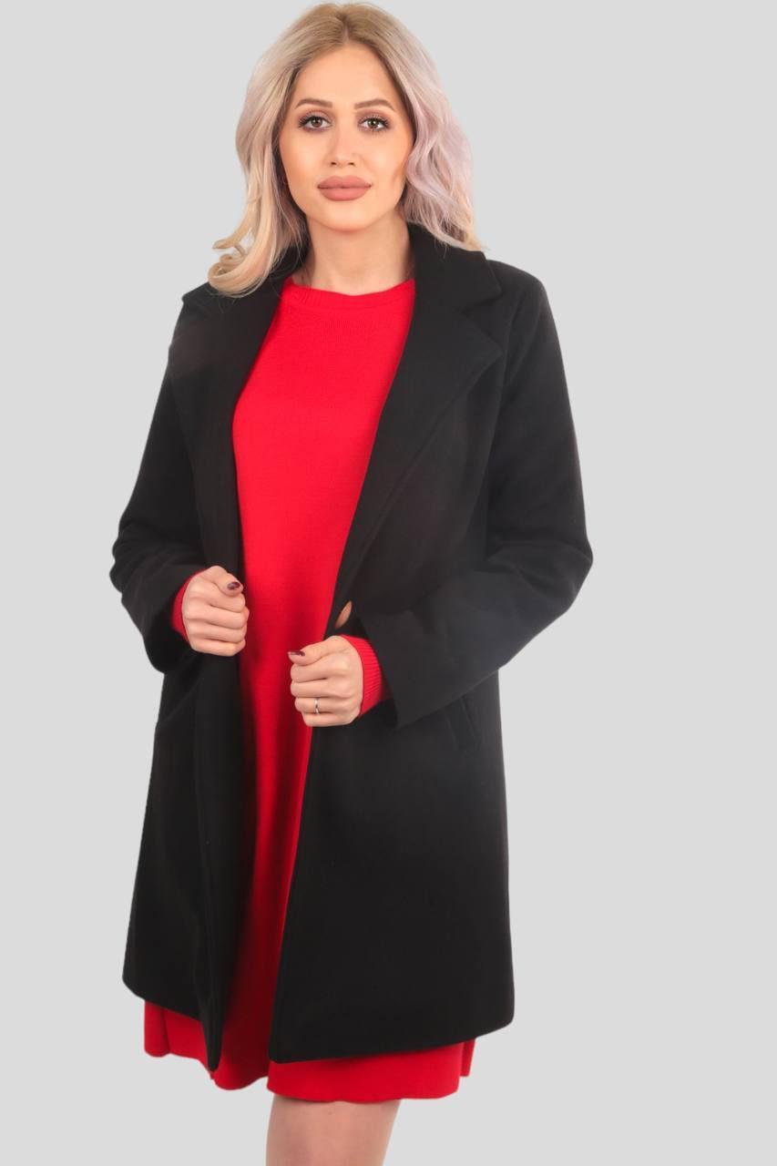 Siyah Tek Düğme Kaban 7269A - 2