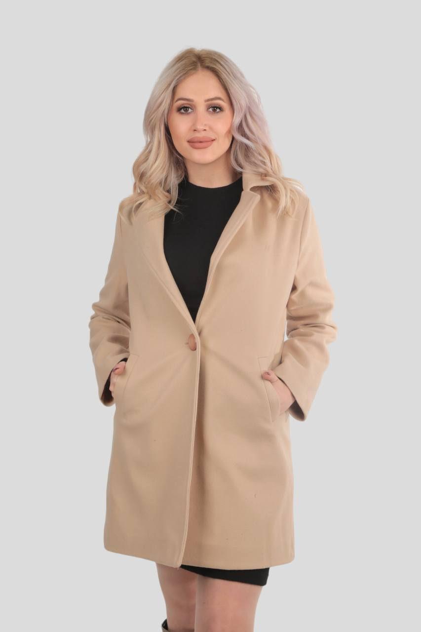 7269A Tek Düğme Kaban Vizon - 3