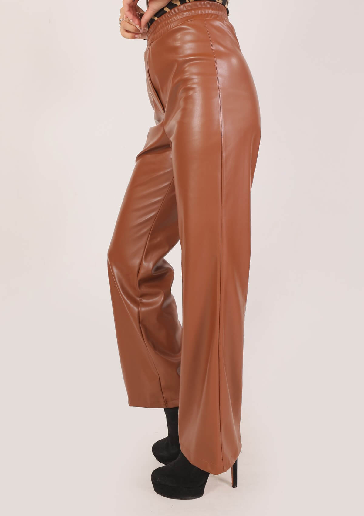 Taba Palazzo Deri Pantolon 7277A - 3