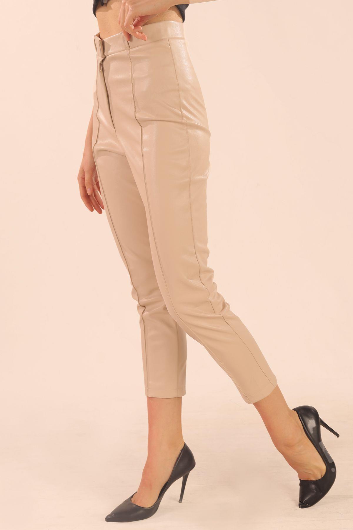 7284A Cep Kapak Detay Kapüşonlu Kap Taş - 4