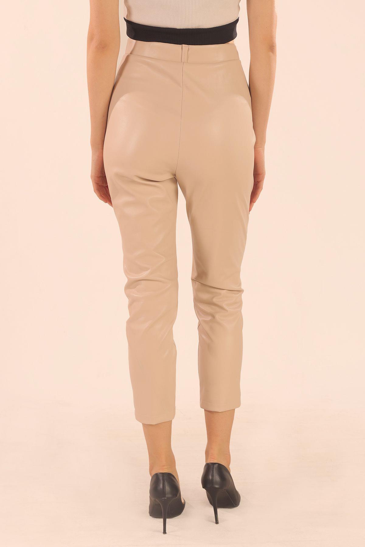 Taş Cep Kapak Detay Kapüşonlu Kaban 7284A - 6