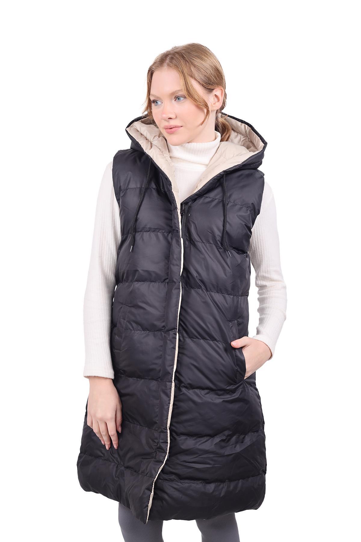 Bej Çift Taraflı Yelek 7500 - 3