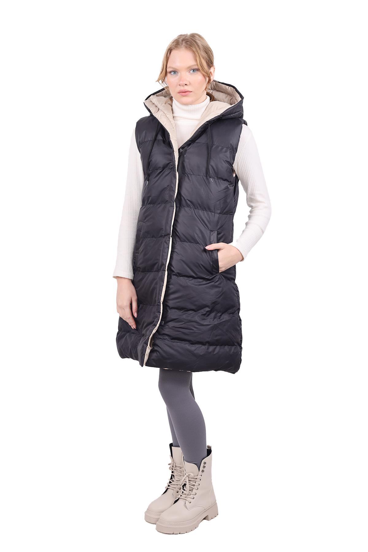 Bej Çift Taraflı Yelek 7500 - 7