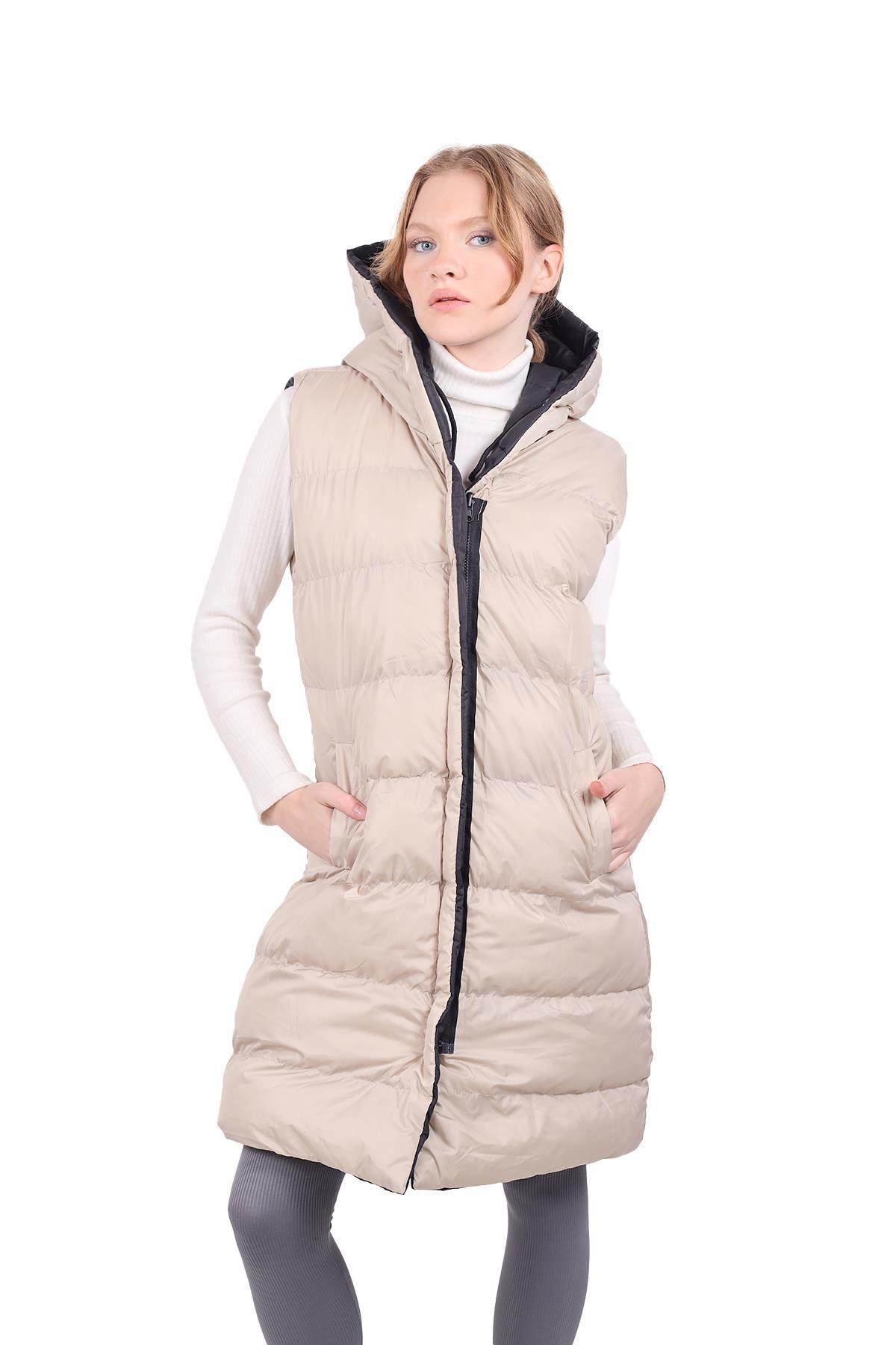 Bej Çift Taraflı Yelek 7500 - 8