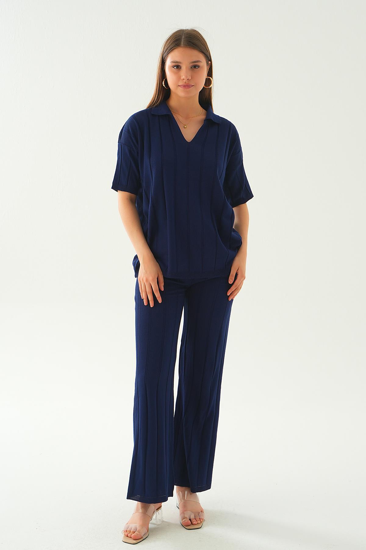 Laci Polo Yaka Pantolon Takım 7743 - 1