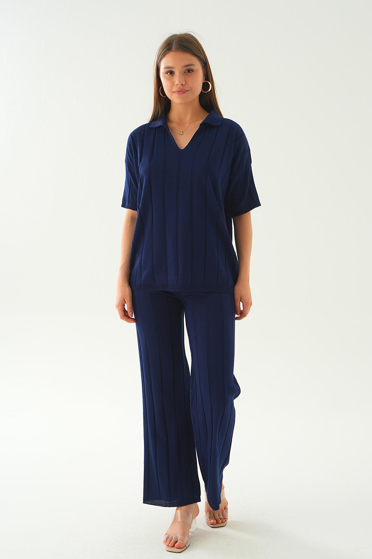 Laci Polo Yaka Pantolon Takım 7743 - 3