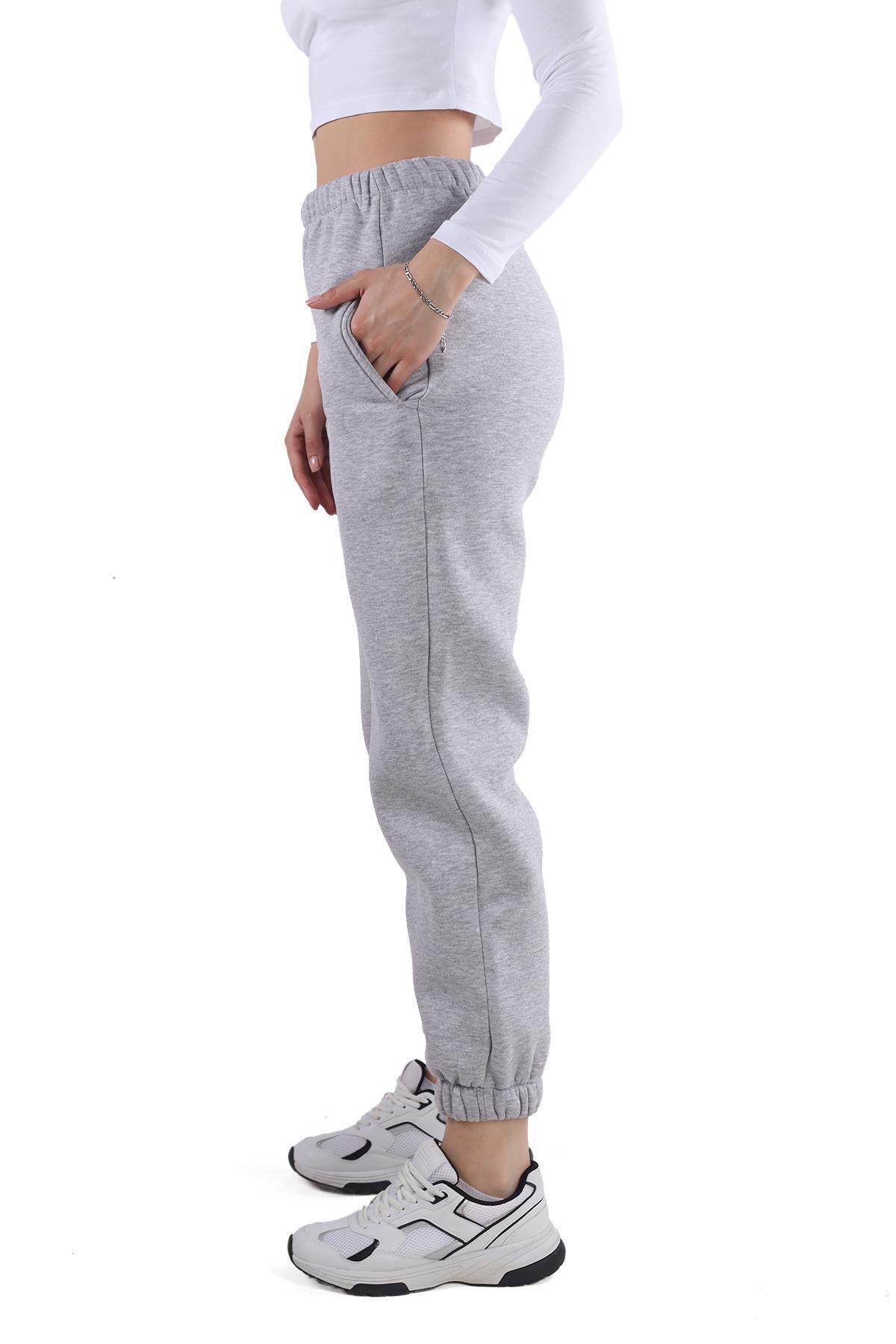 Gri Paça Lastik Eşofman 8000M - 3