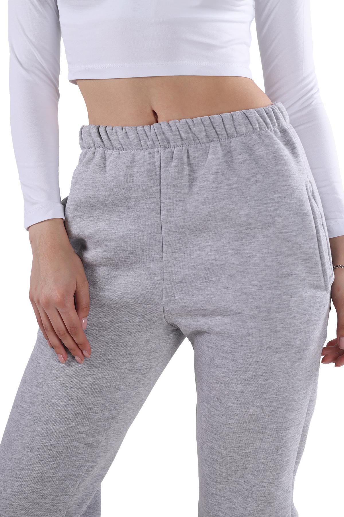 Gri Paça Lastik Eşofman 8000M - 4