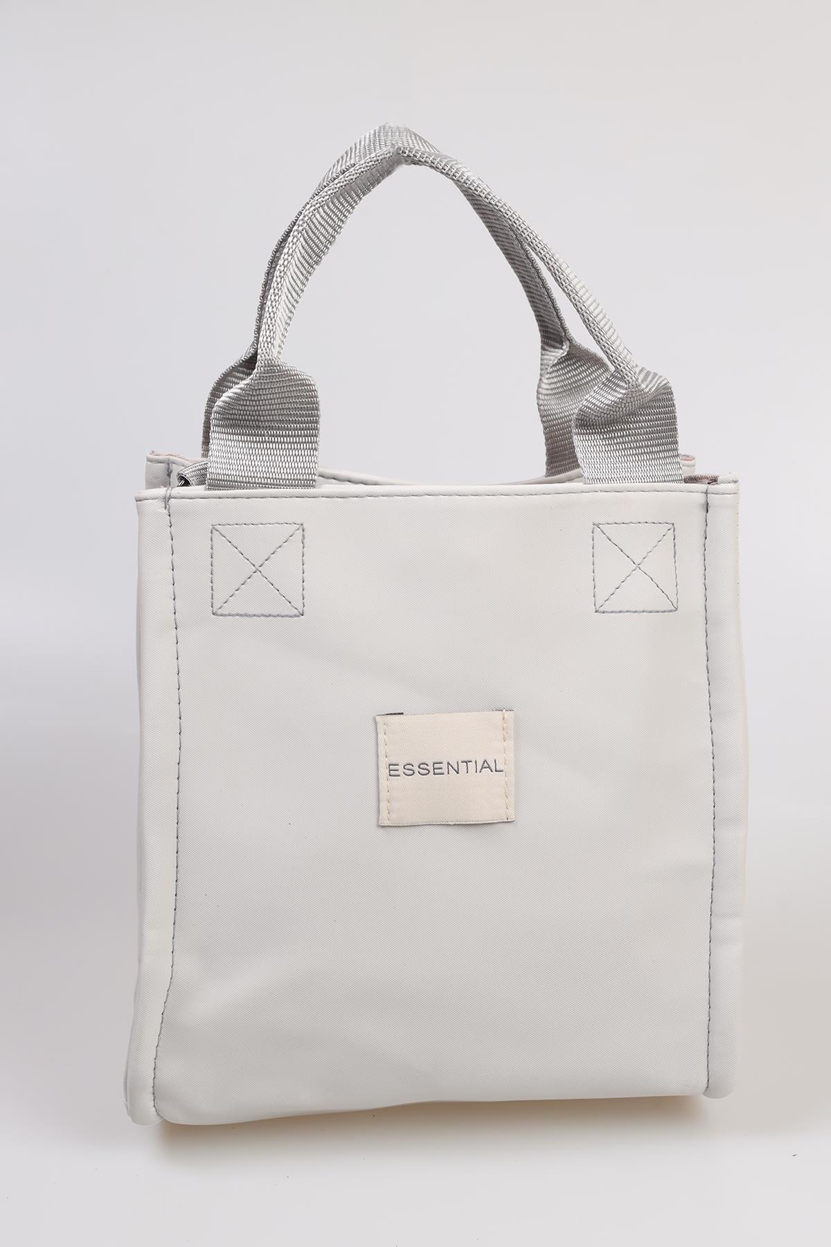 8001 Armalı El Çantası Gri - 2